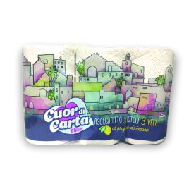 ASCIUGATUTTO CUOR DI CARTA LIMONE MAXI 3
