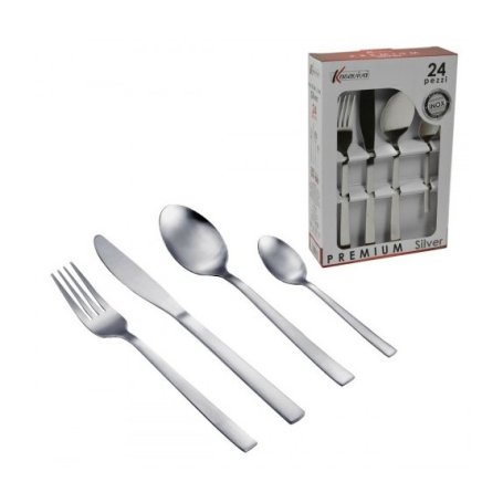 PREMIUM SET POSATE 24PZ SILVER