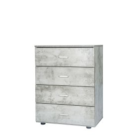 CASSETTIERA 4 CASS.63X40X82.5 CEMENTO