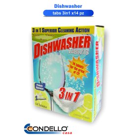 TABS LAVASTOVIGLIE DISHWASHER 3 IN 1 X14
