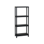SCAFFALE UNIVERSAL 64-4 BLACK H138X60X30