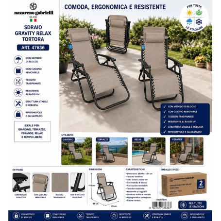 SDRAIO GRAVITY TXT RELAX TORTORA
