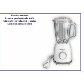 FRULLATORE C/BROCCA VETRO 1.5LT