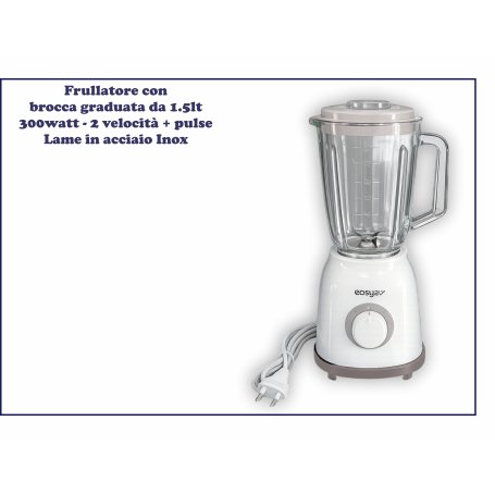FRULLATORE C/BROCCA VETRO 1.5LT