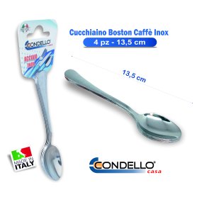 PS BOSTON CUCCHIAINO CAFFE' INOX 4PZ
