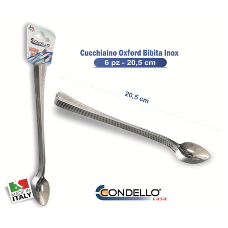 PS OXFORD 6PZ CUCCHIAINO BIBITA INOX