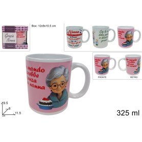TAZZONE MUG 325ML NONNA/NONNO