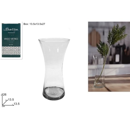VASO VETRO 26CM PATTY