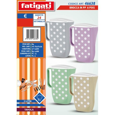 BROCCA PLAST.2LT A POIS COL