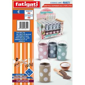 BARATTOLO DISPENSER SALE E PEPE A P