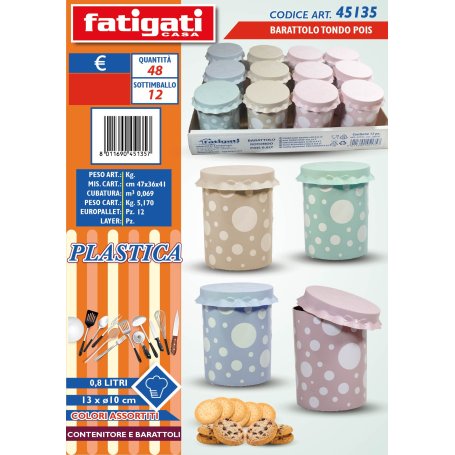 BARATTOLO ROTONDO POIS 0.8LT COL