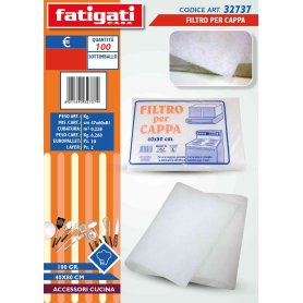 FILTRO CAPPA 40X80 BIANCO