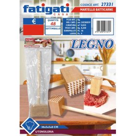MARTELLO BATTICARNE IN LEGNO