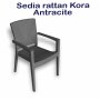 SEDIA RATTAN KORA ANTRACITE NG