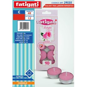 TEALIGHT FRAGRANZA JARDINO ROMANTICO 10P
