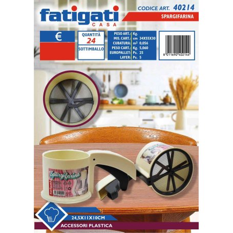 SPARGIFARINA PP+SS 24,5X11X10CM