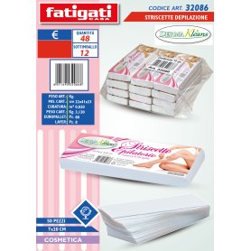STRISCE DEPILAZIONE 50PZ 7X20