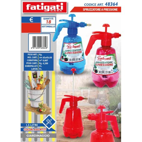 SPRUZZATORE A PRESSIONE 1.5LT COLOR