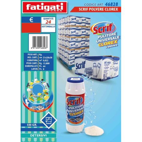 SCRIF POLV.500GR CLOREX
