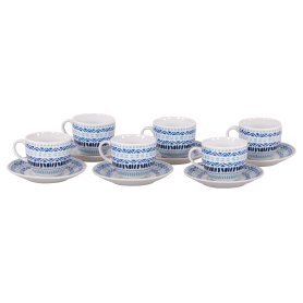 TAZZINE CAFFE' 6PZ C/PIATT.KNOSSO