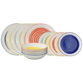 SERVIZIO PIATTI 18PZ RAINBOW