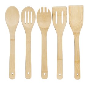 SET 5PZ UTENSILI IN BAMBOO