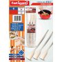 UTENSILI LEGNO 30CM 3PZ