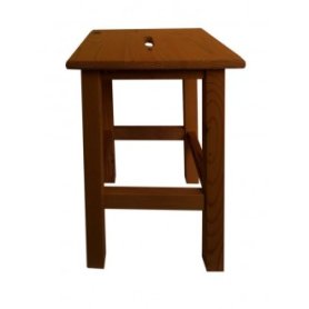 SGABELLO LEGNO 30X30X45H NOCE