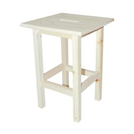SGABELLO LEGNO 30X30X45H NATURALE