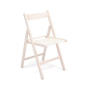 SEDIA PIEGHEVOLE LEGNO BIANCO