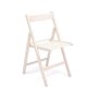 SEDIA PIEGHEVOLE LEGNO BIANCO