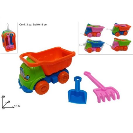 CAMION CON PALETTA E RASTRELLO ASS