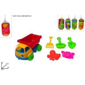 CAMION CON ACCESSORI SET 6 PZ