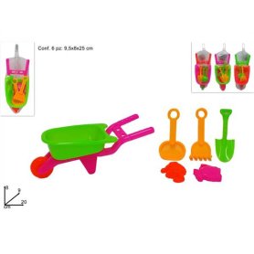 CARRIOLA CON ACCESSORI SET 6PZ