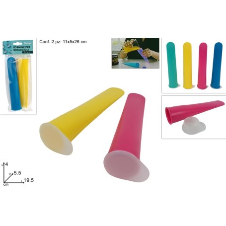 FORMINE COLORATE PER GHIACCIOLI 2PZ