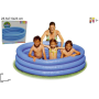 PISCINA 3 ANELLI 147X33 BLU