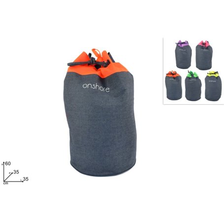 SACCA MARE FANT.JEANS E FLUO