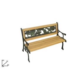 PANCHINA PICCOLA 82X39X50