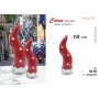G.DI MARZO CORNO ROSSO/ARGENTO C/LED 18