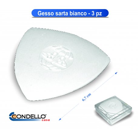 GESSO SARTA BIANCO 3 PZ.