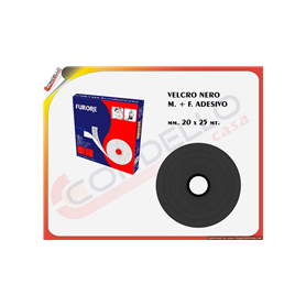VELCRO ADESIVO MT.25NRO