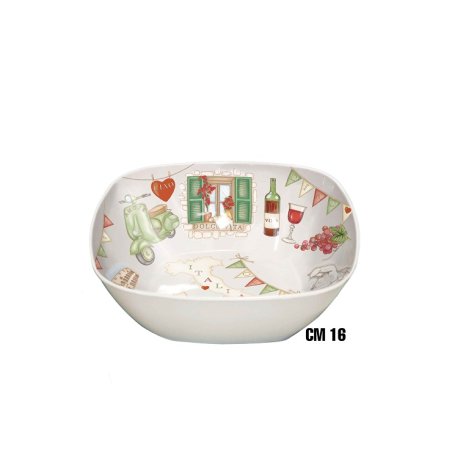 CESTINO QUADRO MEL.16CM DEC.DOLCE VITA