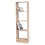 LIBRERIA 4 RIP.40X24X137 MARRONE