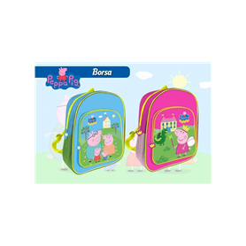 ZAINO 29X28 C/TASCA PEPPA PIG