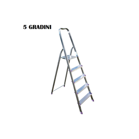 SCALA DOMINA ALLUMINIO 5 GRADINI