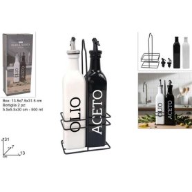 BOTTIGLIA 500ML OLIO/ACETO SET 2PZ