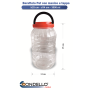 BARATTOLO PET 3000 ML CON TAPPO