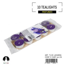 TEALIGHT 10PZ LAVANDA