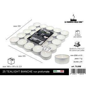 TEALIGHT 25PZ