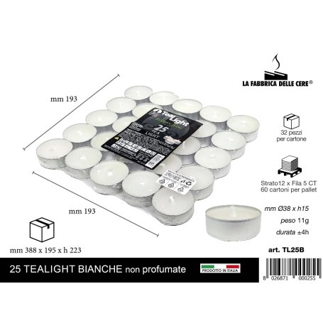 TEALIGHT 25PZ